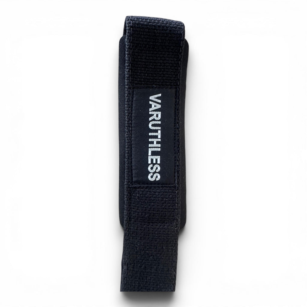 RUTHLESS Lifting Straps – Black/Black Stitching