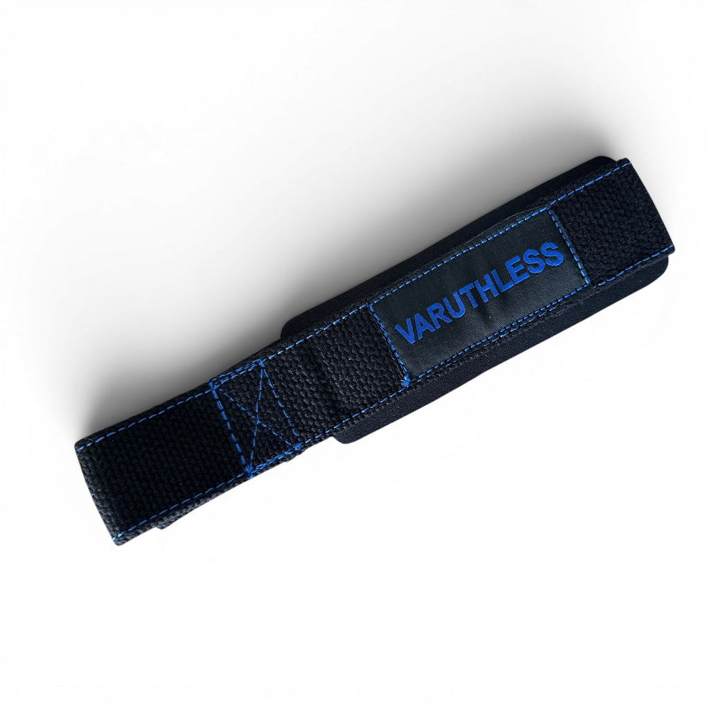 Lifting Straps – Black/Blue Stitching