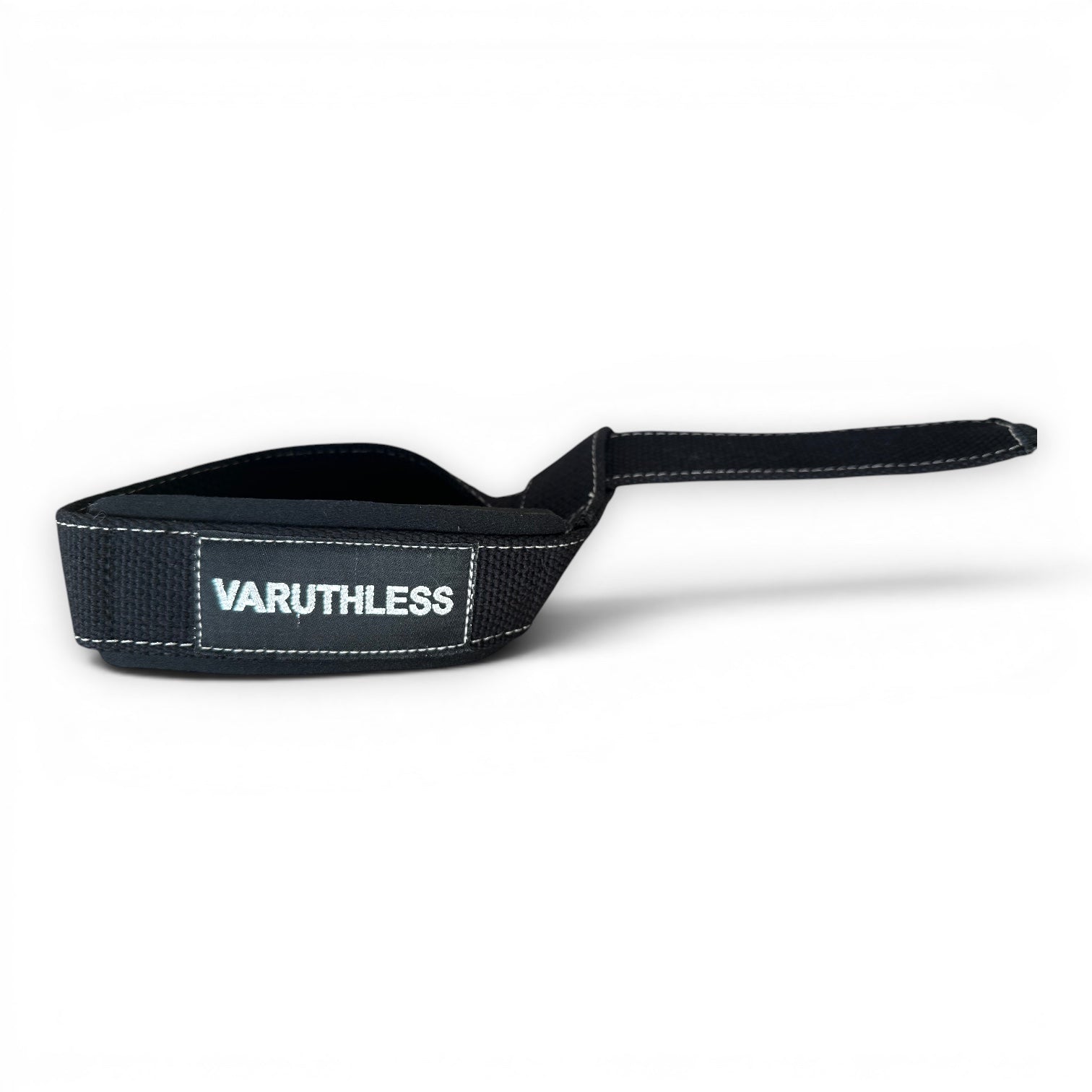 RUTHLESS Lifting Straps – Black/Silver Stitching