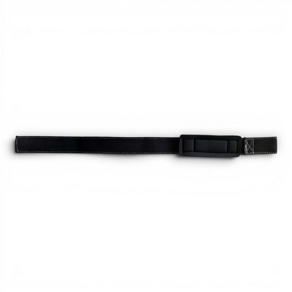 RUTHLESS Lifting Straps – Black/Silver Stitching