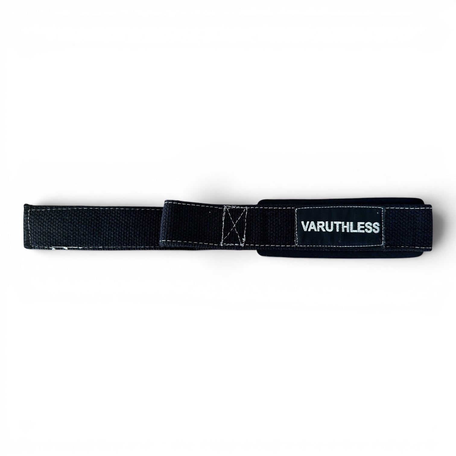 RUTHLESS Lifting Straps – Black/Silver Stitching